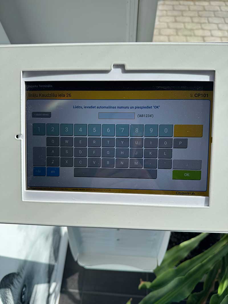 parking automats lionvet plavnieki